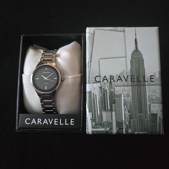 Caravelle by Bulova Ladies' Silver-Tone Watch - Picture 2 of 2